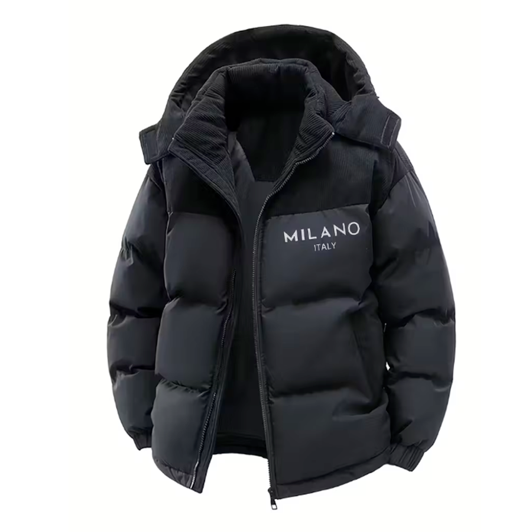 Thick Cotton Hooded Jacket