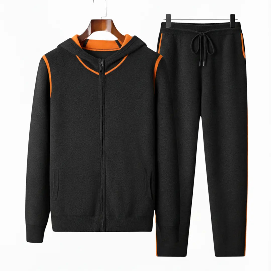 Pure Cashmere Tracksuit Ensemble